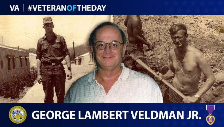 Army Veteran George Lambert Veldman Jr. is today's #VeteranOfTheDay.