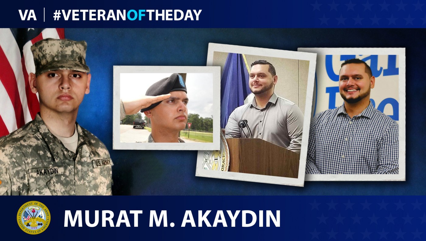 Army Veteran Murat Akaydin is today's #VeteranOfTheDay.