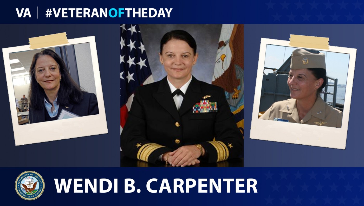 Navy Veteran Wendi B Carpenter is today's #VeteranOfTheDay.