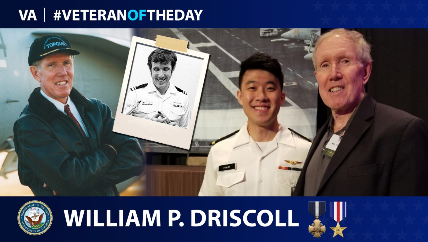 Navy Veteran William P. Driscoll is today's #VeteranOfTheDay.