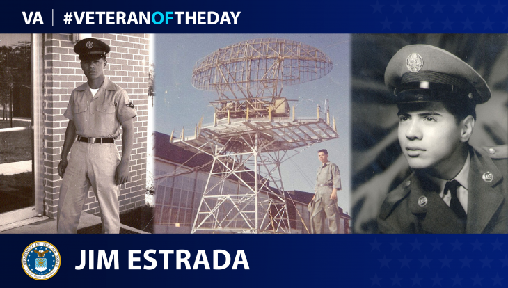 Air Force Veteran Jim Estrada is today's #VeteranOfTheDay.
