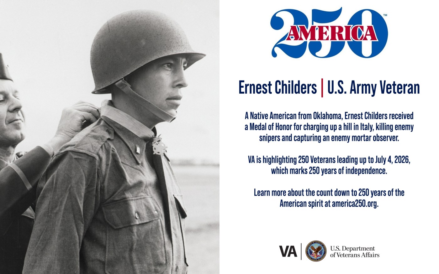 America250: Army Veteran Ernest Childers
