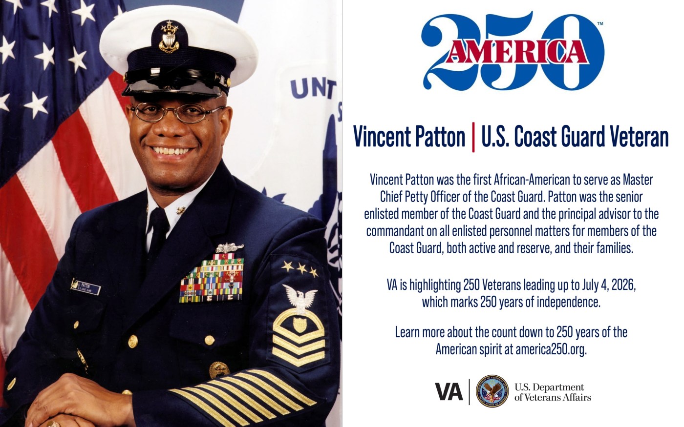 America250: Coast Guard Veteran Vincent Patton III