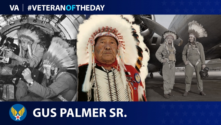 Army Air Forces Veteran Gus Palmer Sr. is today's #VeteranOfTheDay.