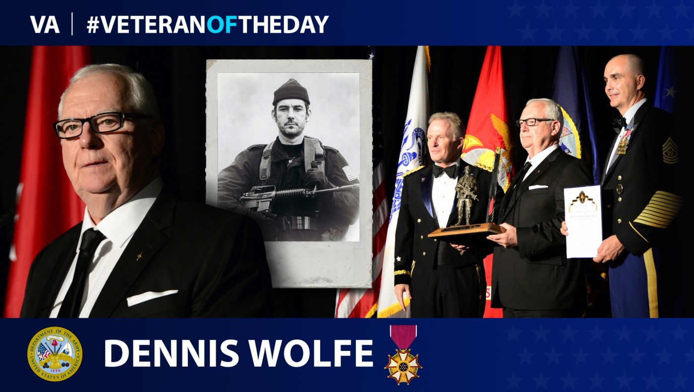 Army Veteran Dennis Wolfe is today's #VeteranOfTheDay.