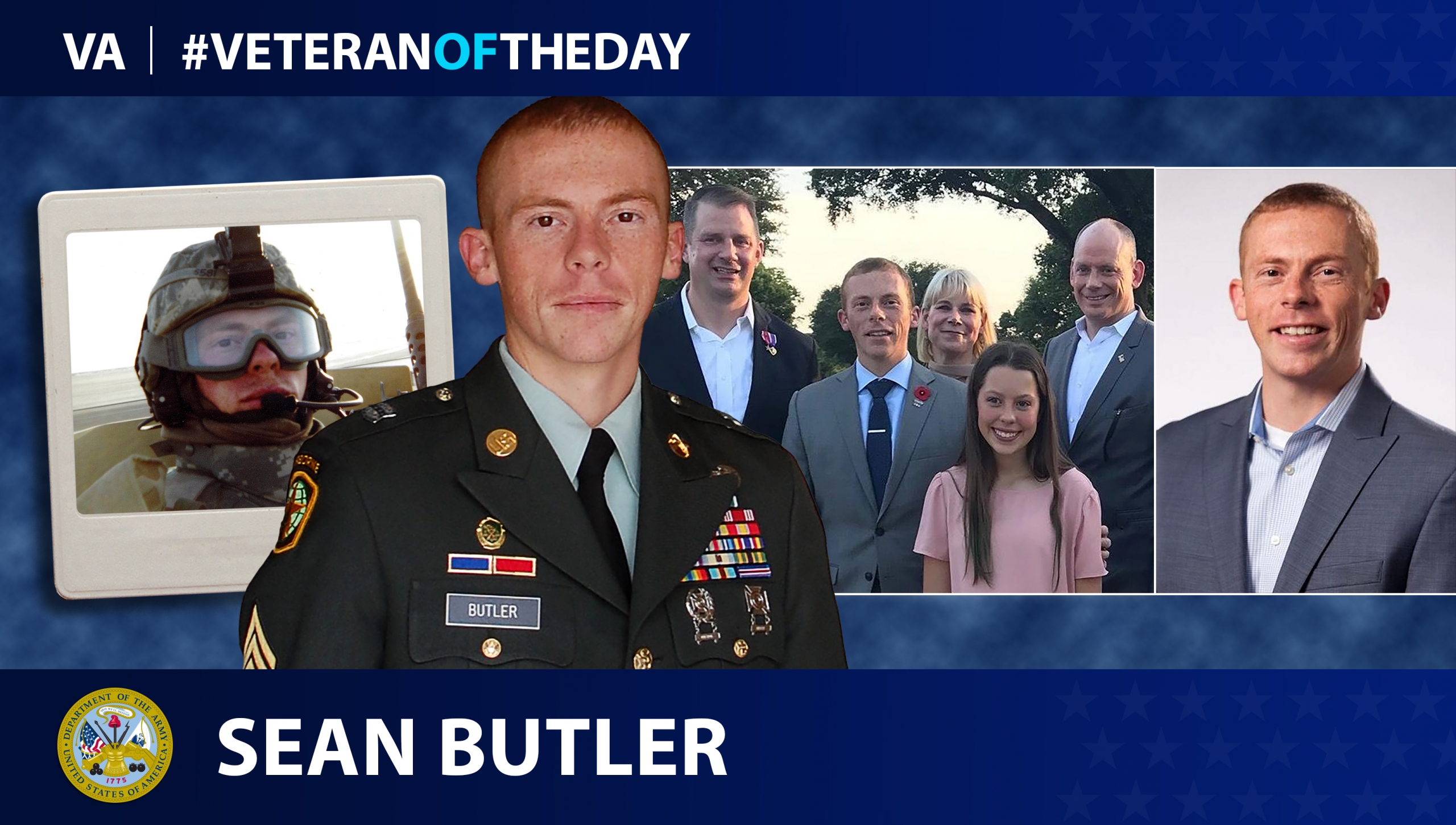Army Veteran Sean Butler is today's #VeteranOfTheDay.