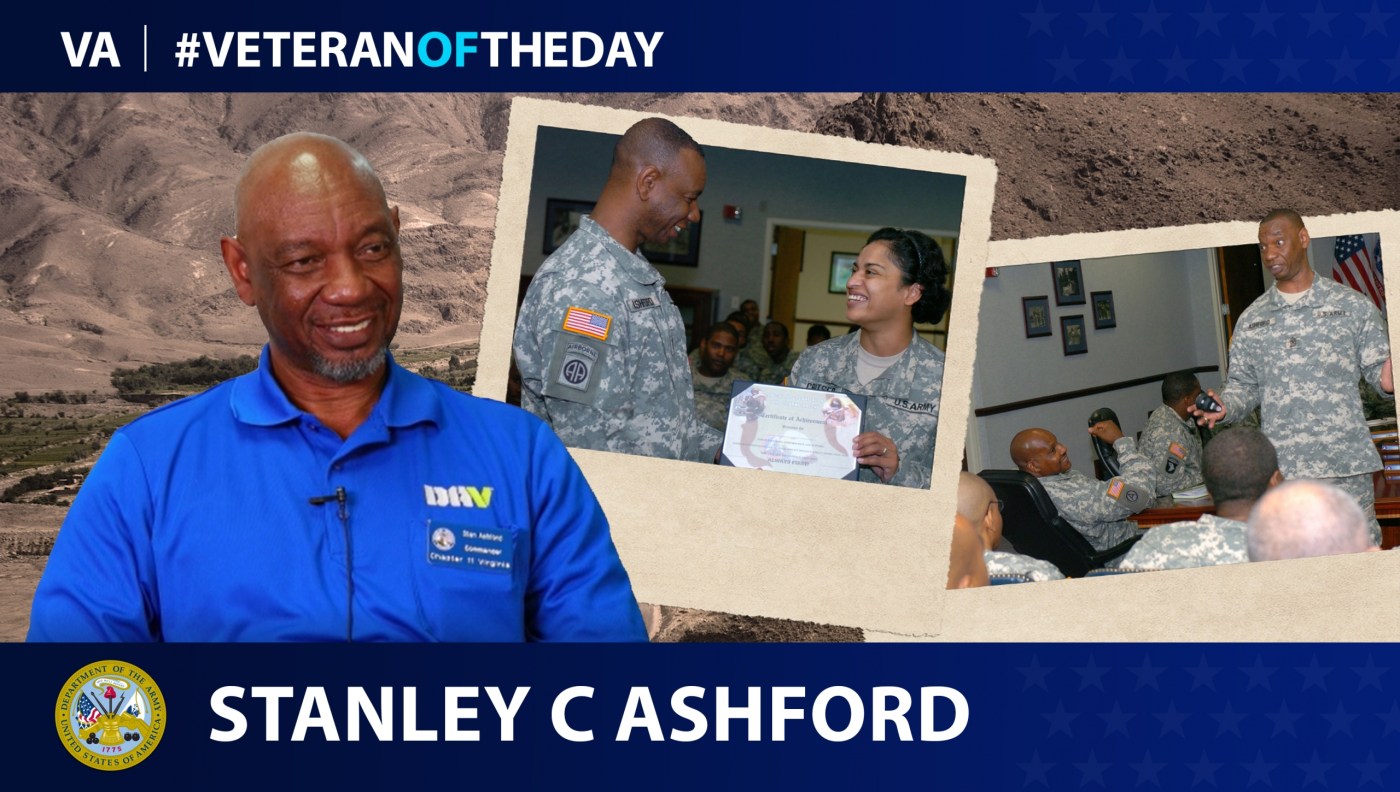 Army Veteran Stanley C. Ashford is today's #VeteranOfTheDay.