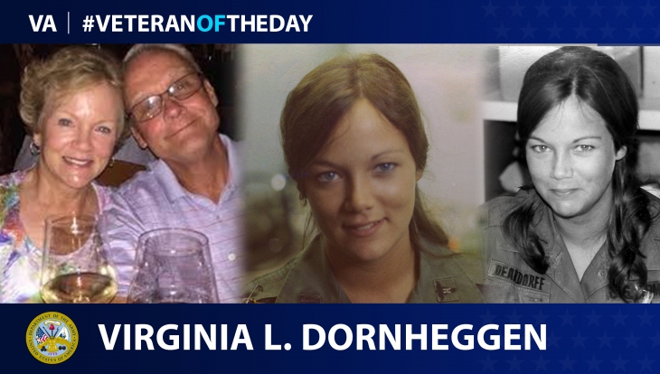 Army Veteran Virginia Lee Dornheggen is today's #VeteranOfTheDay.