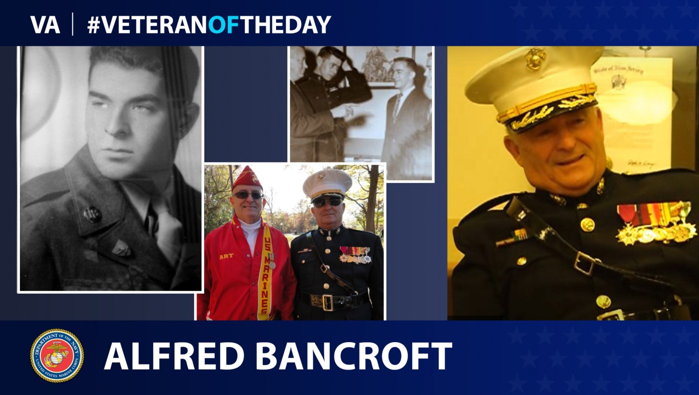 #VeteranOfTheDay Marine Corps Veteran Alfred Bancroft
