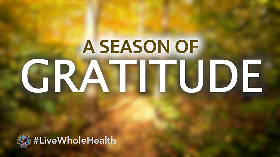 Live Whole Health season of gratitude