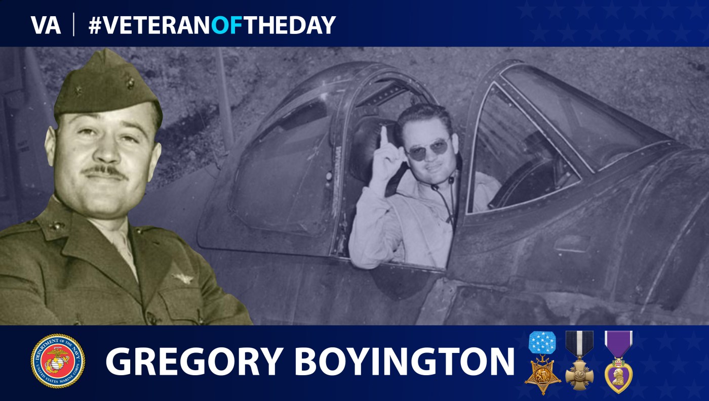 #VeteranOfTheDay Marine Corps Veteran Gregory “Pappy” Boyington