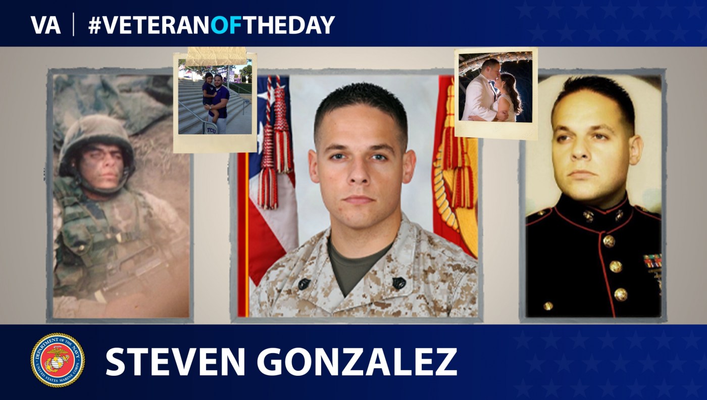 Today’s #VeteranOfTheDay is Marine Corps Veteran Steven Gonzalez, who served for 12 years as a distribution management specialist and career planner.