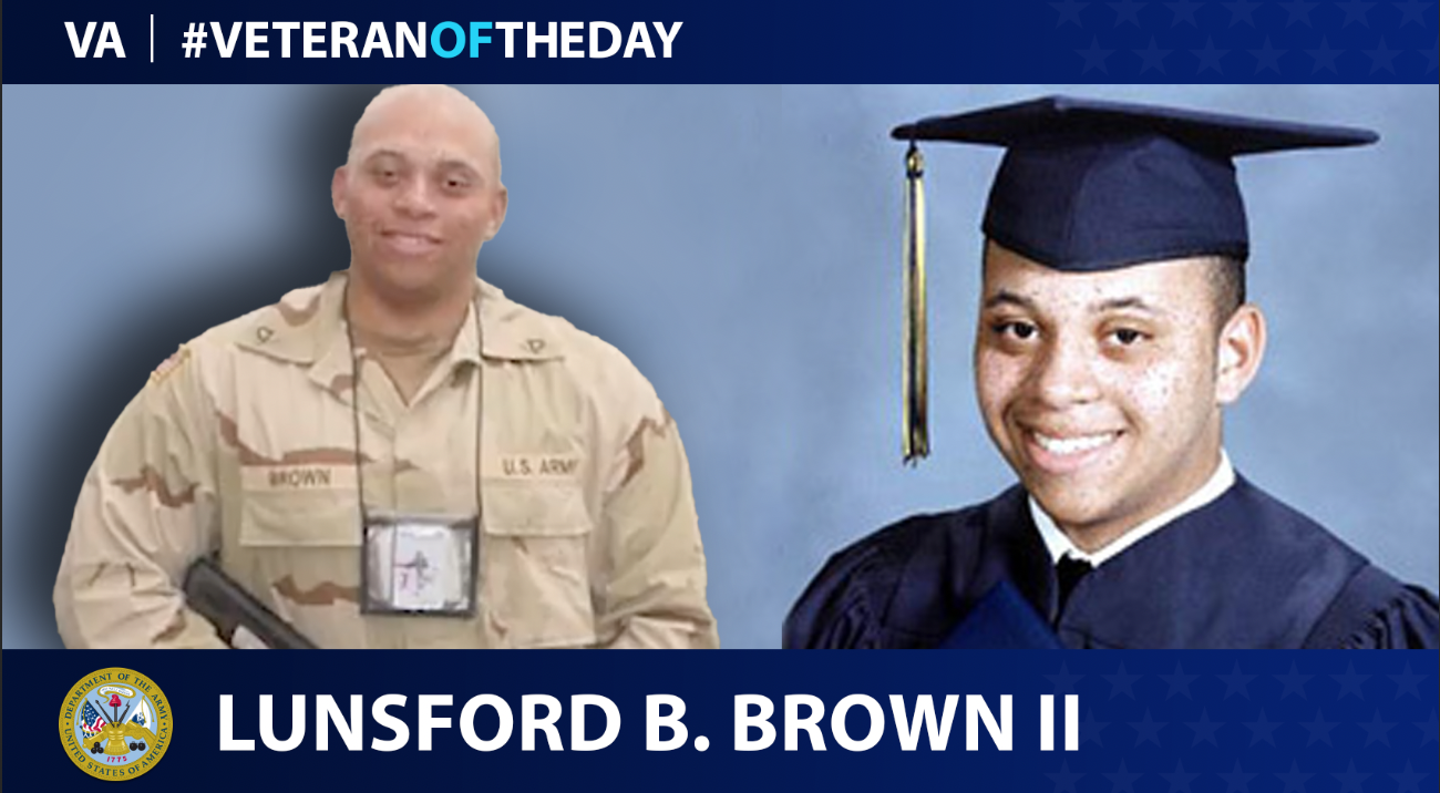Today’s #VeteranOfTheDay is Army Veteran Lunsford B. Brown II, who served as an electronic intelligence interceptor and analyst in Iraq.