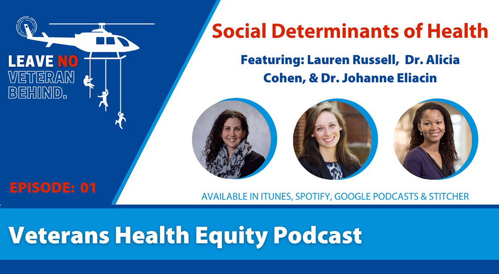 Veteran Health Equity Podcast banner