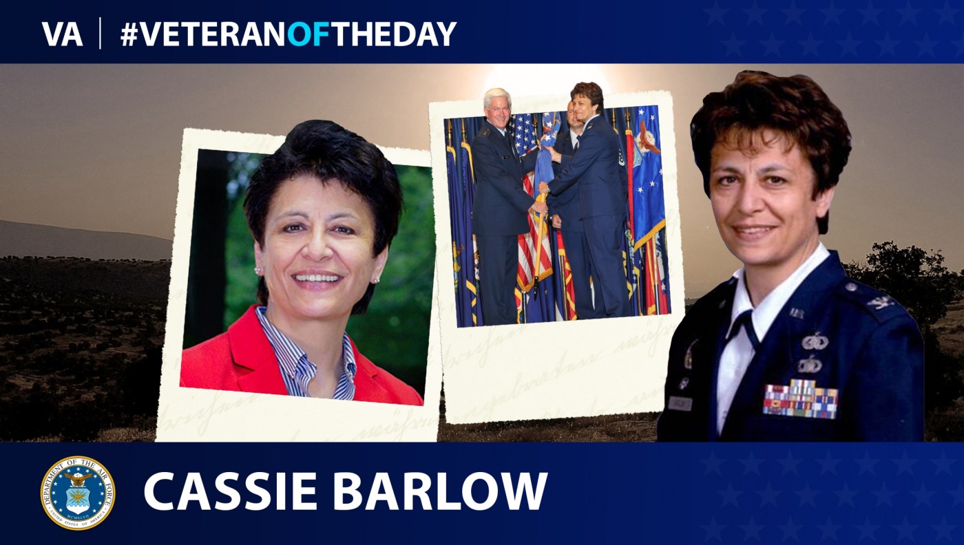 Today’s #VeteranOfTheDay is Air Force Veteran Cassie Barlow, who served as a personnel officer and commanded a mission support group.