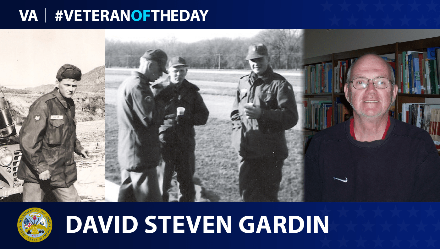 Today’s #VeteranOfTheDay is Army Veteran David Steven Gardin, who served as a radar operator near the DMZ in Korea from 1966 to 1967.