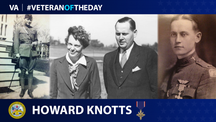 Today’s #VeteranOfTheDay is Army Veteran Howard Knotts, who became a prisoner of war after his plane was shot down during World War I.