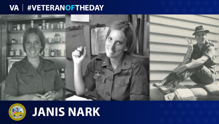 Army Veteran Janis Nark is today’s Veteran of the Day.