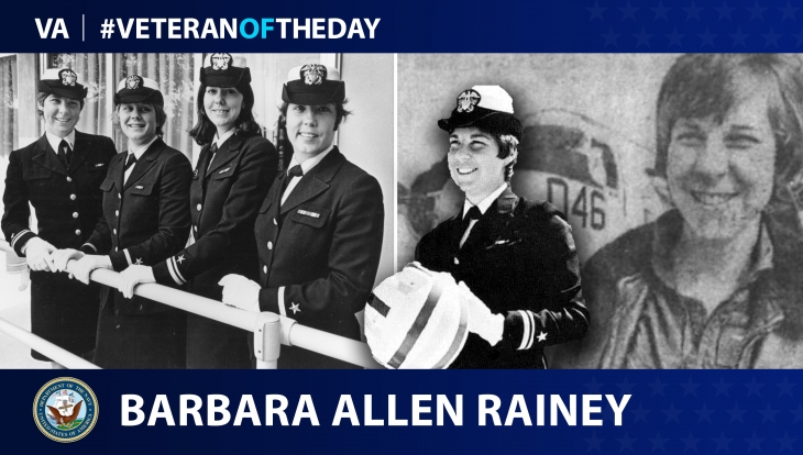 During Women’s History Month, today’s #VeteranOfTheDay is Navy Veteran Barbara Allen Rainey, the first woman pilot in the service's history.