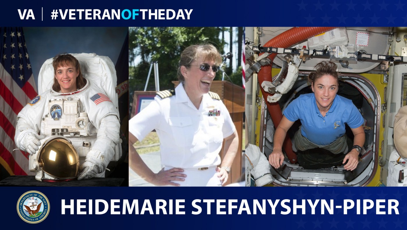 Today’s #VeteranOfTheDay is Navy Veteran Heidemarie Stefanyshyn-Piper, who served as a salvage officer and a NASA astronaut.