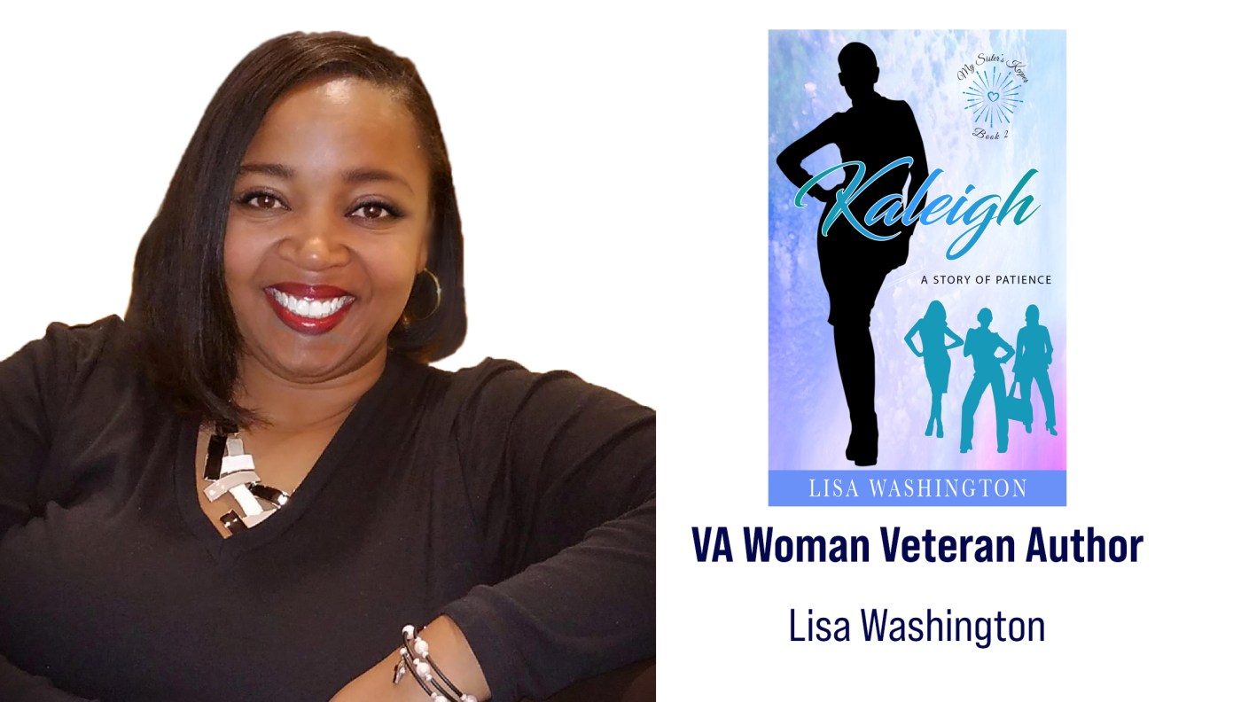 Author and Navy Veteran Lisa Washington is a Christian fiction author, who has written three books, including her newest, "Kaleigh."