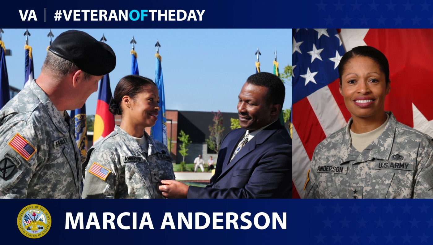 During Black History Month, today’s #VeteranOfTheDay is Army Veteran Marcia Anderson, the Army’s first African American female major general.