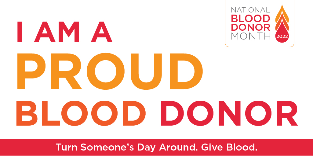 National Blood Donor Month: Turn your day around by giving blood this January