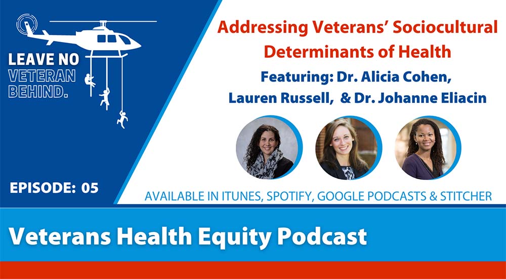 Health equity podcast: Veterans’ sociocultural determinants of health