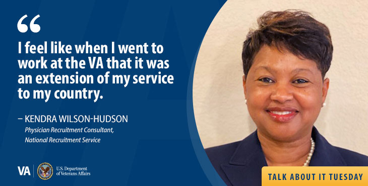 On VA’s “Talk About It Tuesday” broadcast, HR specialist Kendra Wilson-Hudson gave advice for those applying to VA jobs.