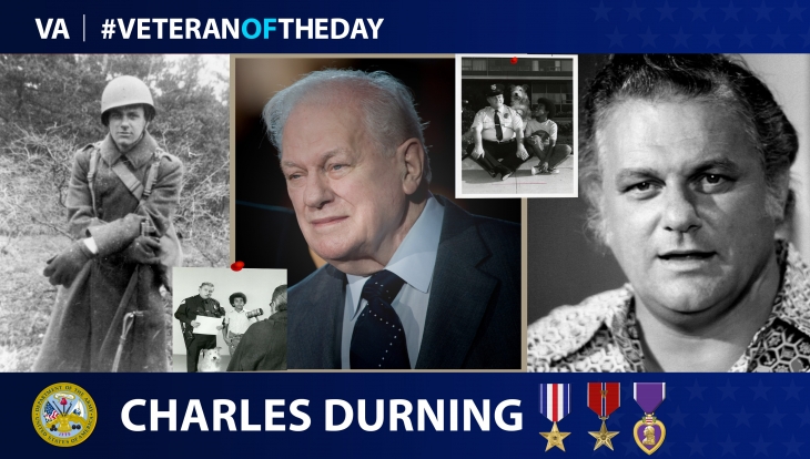 Today’s #VeteranOfTheDay is Army Veteran Charles Durning, who served as an infantryman during World War II and later became a prolific actor.