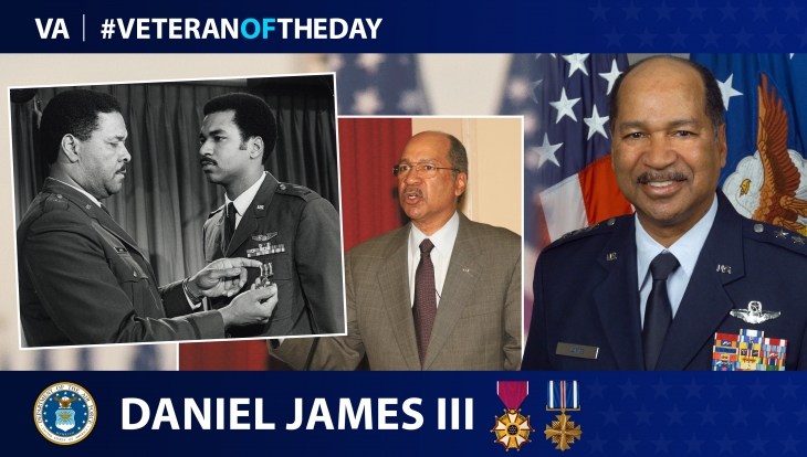 During Black History Month, today’s #VeteranOfTheDay is Air Force Veteran Daniel James III, the first African American to be director of the Air National Guard.