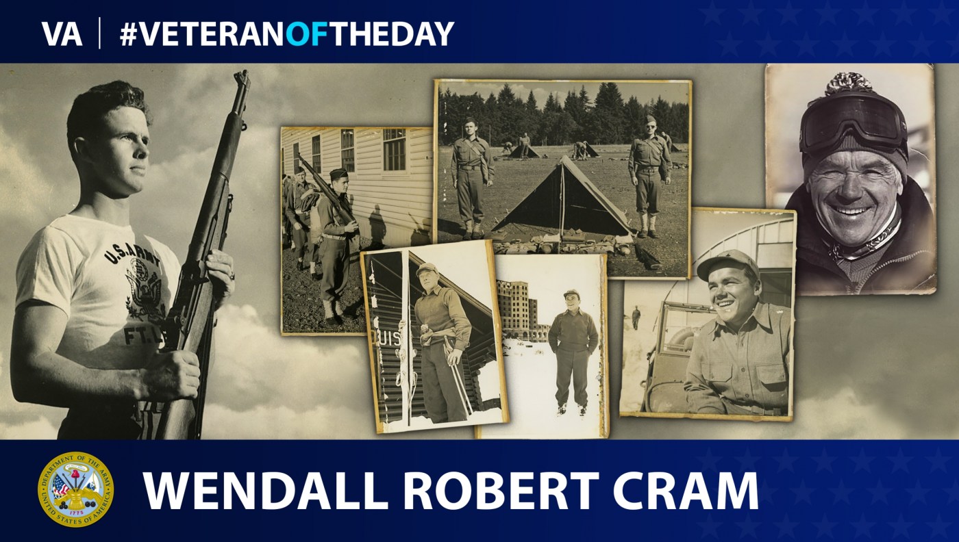 Today’s #VeteranOfTheDay is Army Veteran Wendall Robert Cram, who served during World War II as a ski trooper from 1941 to 1945.