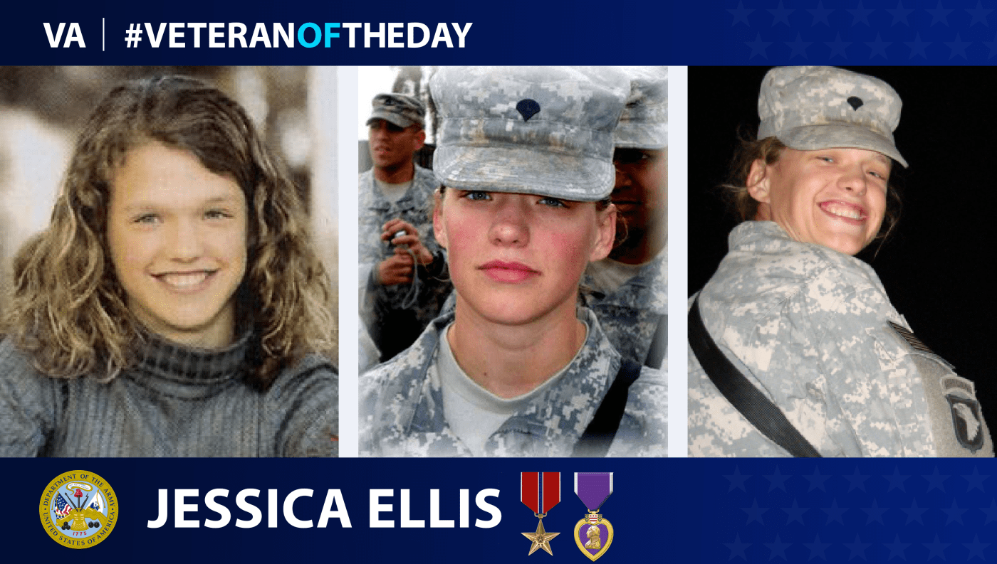During Women’s History Month, today’s #VeteranOfTheDay is Army Veteran Jessica Ellis, who was killed in action in Iraq.