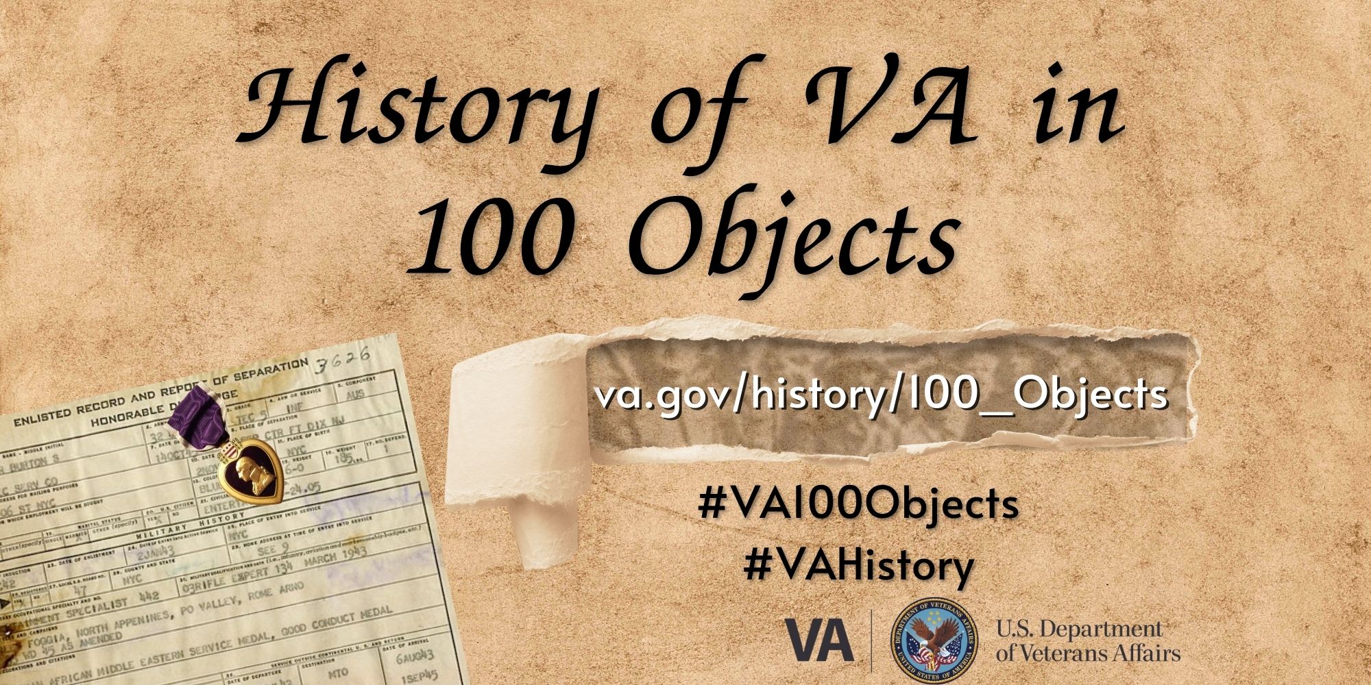 The History of VA in 100 Objects