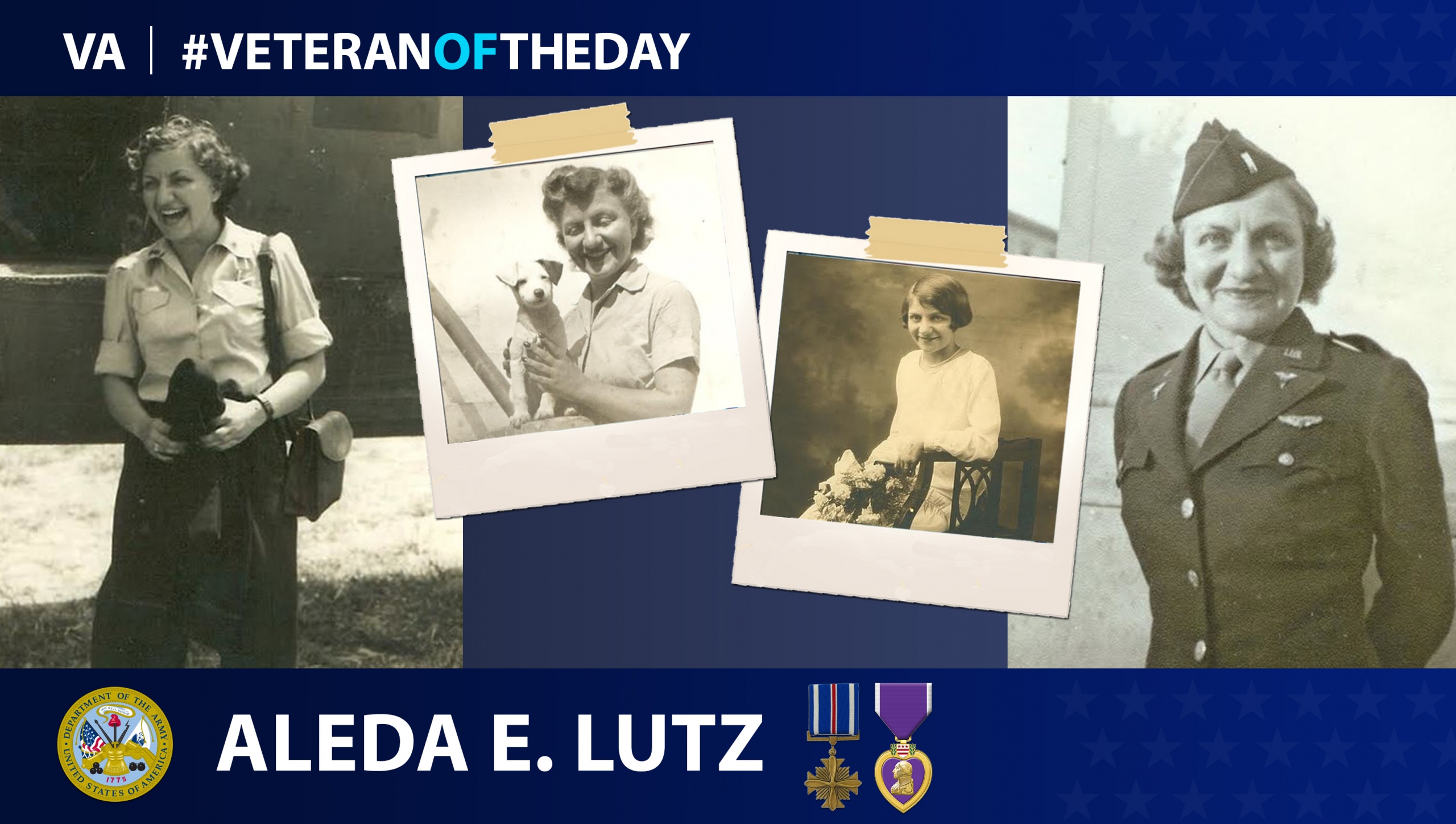 #veteranoftheday Army Veteran Aleda E. Lutz - Va News