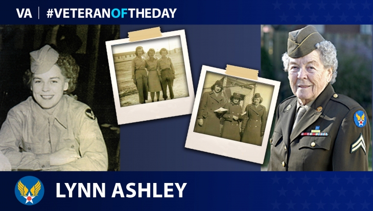 Today’s #VeteranOfTheDay is Army Air Forces Veteran Lynn Ashley, who served with the 8th Air Force in New Mexico for three years.