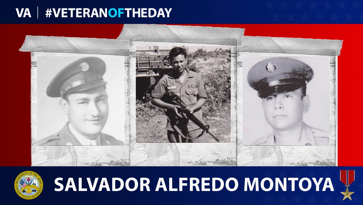 Today’s #VeteranOfTheDay is Army Veteran Salvador Alfredo Montoya, who served as a communications specialist during the Vietnam War.