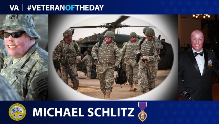 Today’s #VeteranOfTheDay is Army Veteran Michael Schlitz, who served during the Iraq War as a member of a quick reaction force.