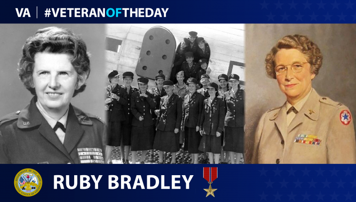 Today’s #VeteranOfTheDay Army Veteran Ruby Bradley, a nurse captured as a prisoner of war in the Philippines during World War II.