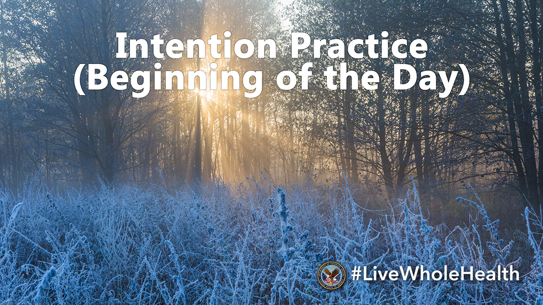 Live Whole Health #109: Setting an intention from the heart