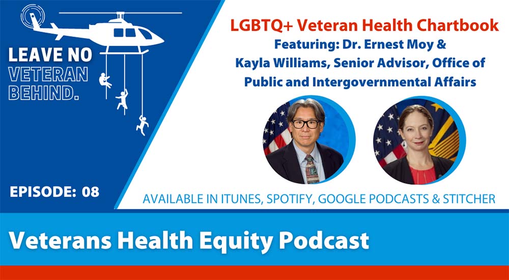 Health Equity Podcast Episode 8 – LGBTQ+ Veteran health