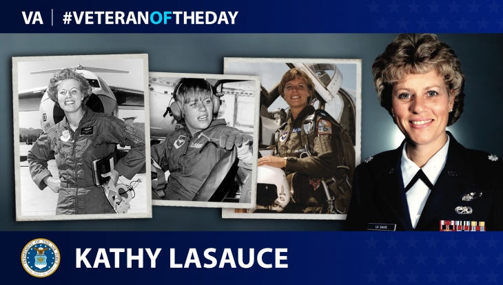 Today’s #VeteranOfTheDay is Air Force Veteran Kathy LaSauce, who was one of the first female pilots in the Air Force and the first woman aircraft commander.