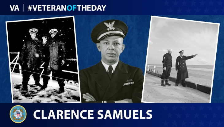 Coast Guard Veteran Clarence Samuels is today’s Veteran of the Day.