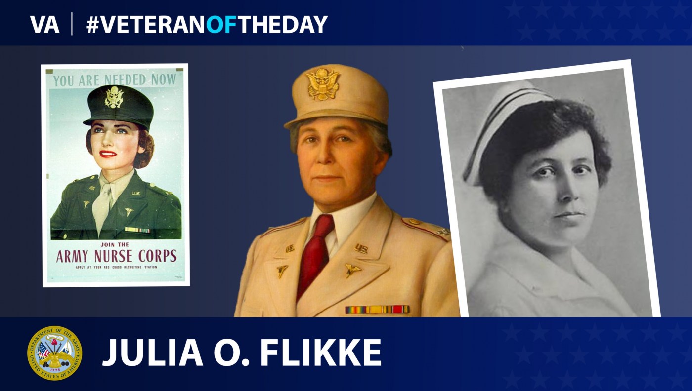 Army Veteran Julia O. Flikke is today's Veteran of the Day.