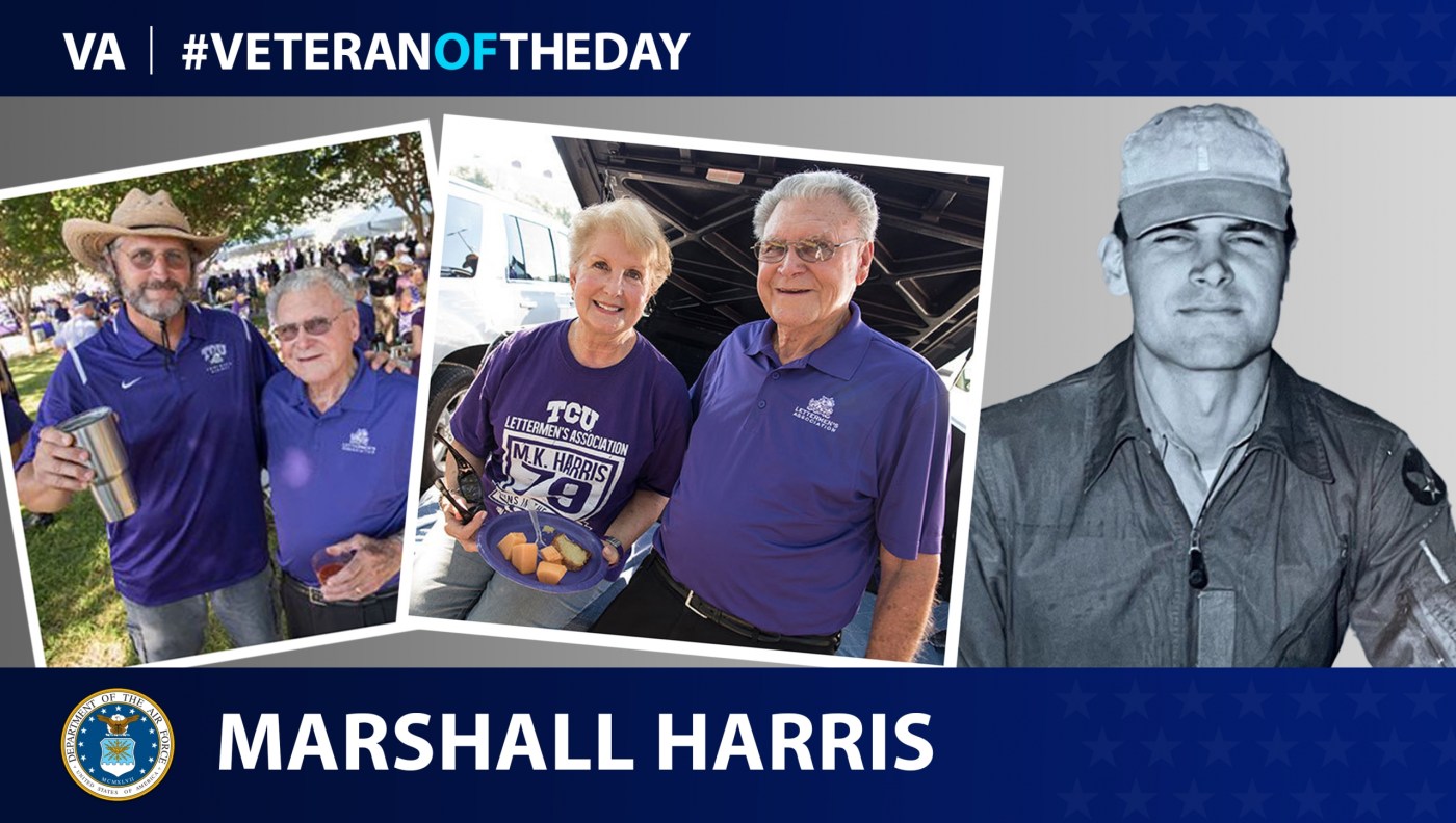 Air Force Veteran Marshall Harris is today’s Veteran of the Day.