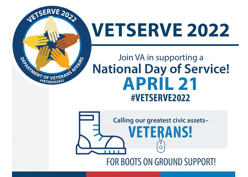 VetServe 2022: Strengthening Volunteerism with Veterans April 21