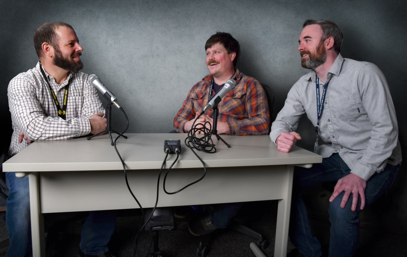 Veterans share their stories on a VA podcast that emphasizes the importance of research