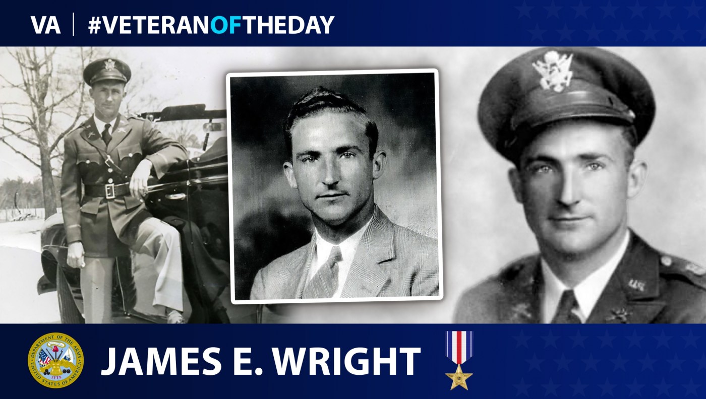 Army Veteran James E. Wright is today’s Veteran of the Day.