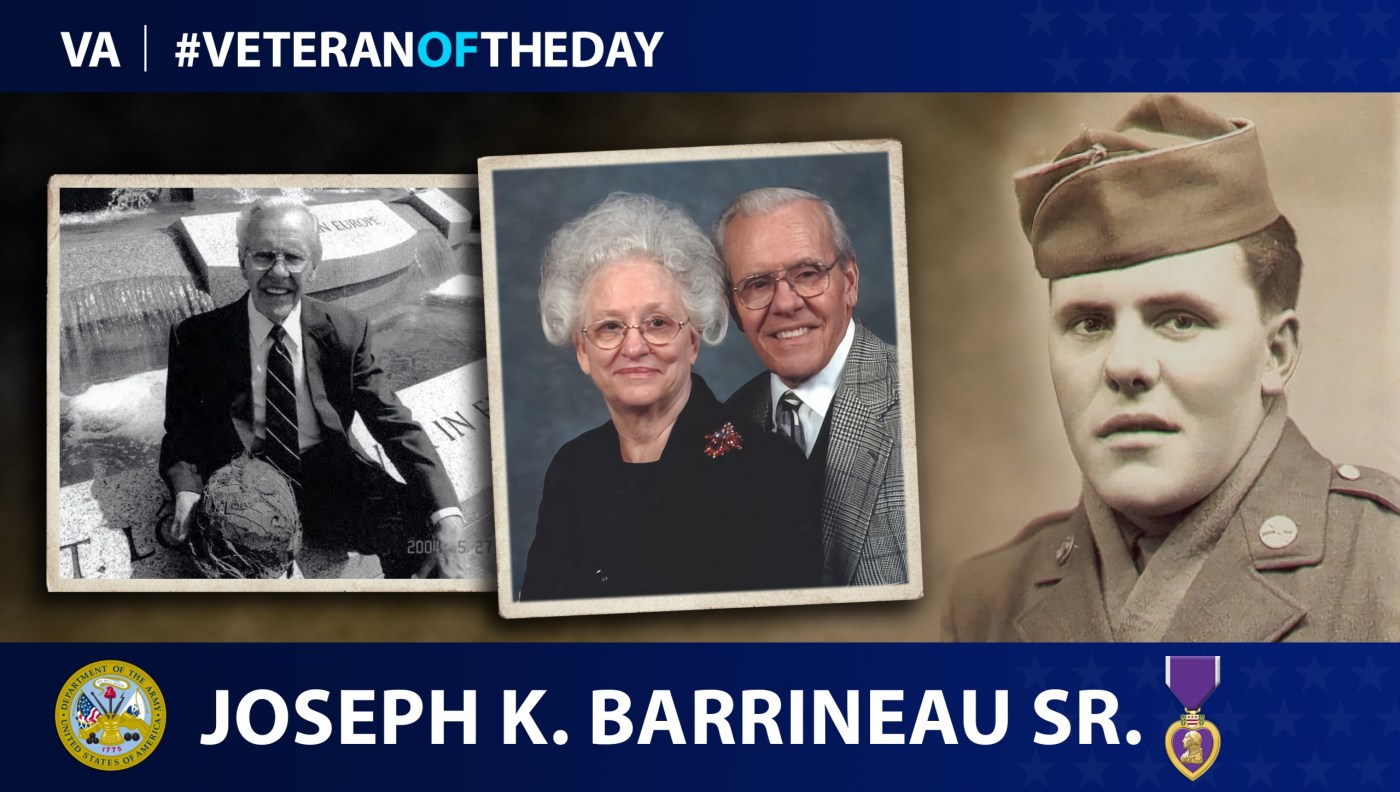 Army Veteran Joseph K. Barrineau Sr. is today's Veteran of the Day.
