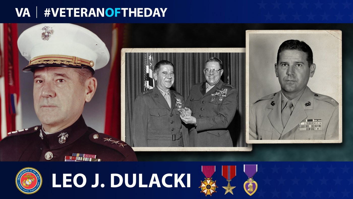 #VeteranOfTheDay Marine Corps Veteran Leo J. Dulacki